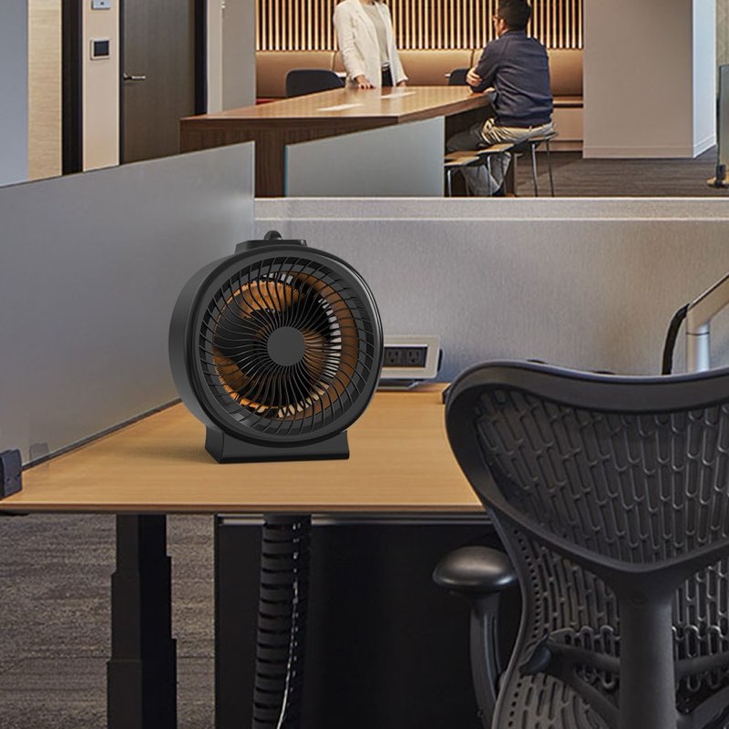 utilitech up to 1500-watt fan compact personal indoor electric space heater 