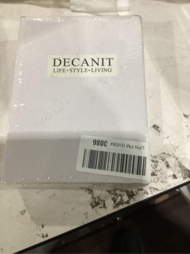 Condition photo showing New/Like New for decanit 5x7 picture frames metal,thin profile photo frame 5 by 7 inch, display for wall mounting or tabletop pack of 2,silver bamboo 5*7 2pack silver