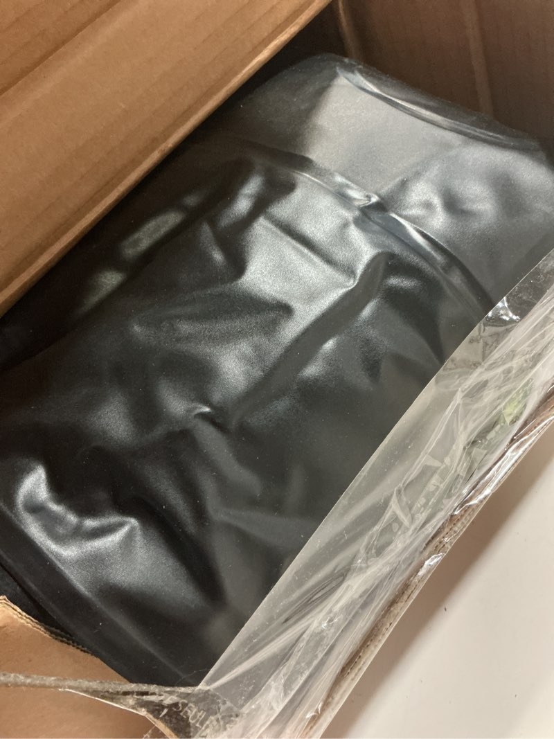 Condition photo showing As Is for king koil luxury twin air mattress with built in pump, 20” double high twin size premium airbed, inflatable blow up mattress, waterproof, 1-year warranty black twin 20"