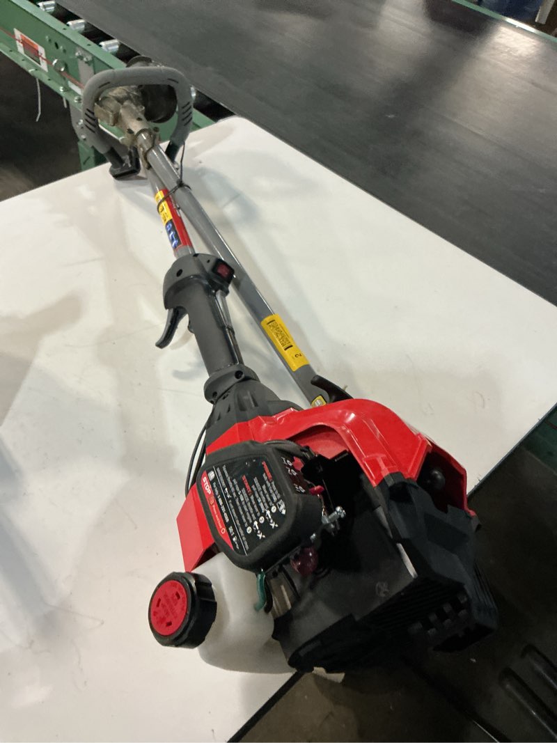Condition photo showing As Is for craftsman ws4200 30-cc 4-cycle 17-in straight shaft attachment capable gas string trimmer edger conversion capable