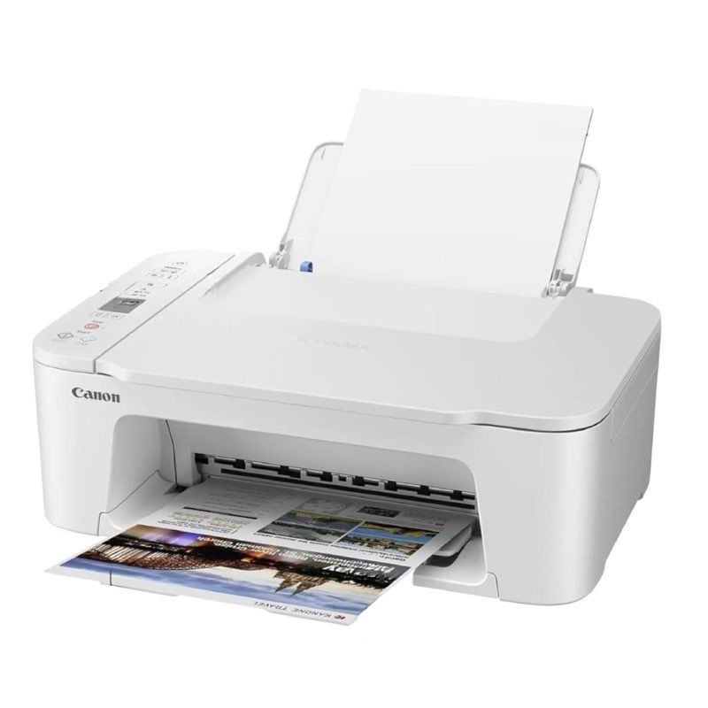 canon pixma ts37 22 wireless color inkjet all-in-one printer - print copy scan - mobile printing - print up to 7.7 ipm - up to 60 sheets capacity - 1.5"" lcd - wi-fi (2.4/5 ghz) + hdmi cable, white