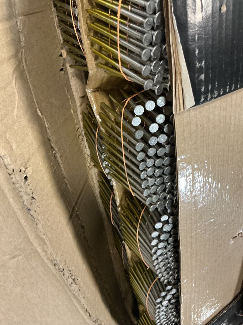Condition photo showing Good Condition for metabo hpt 12711hpt full round head hot dipped galvanized wire coil framing nails 2-1/2" x .131 sm | 4000 count