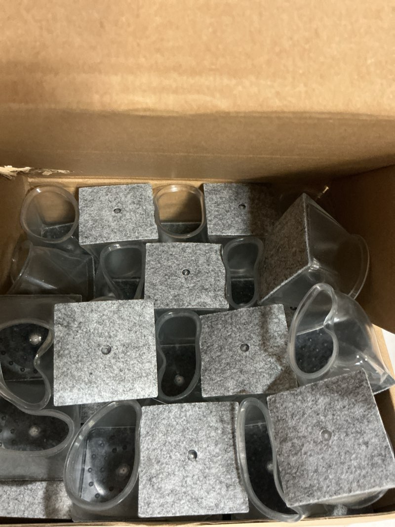 Condition photo showing New/Like New for bumaco chair leg floor protectors square chair leg protectors for hardwood floors silicone pads covers to protect floors clear-40 pcs square xl (1-1/2" to 1-7/8" square xl clear-40 pcs