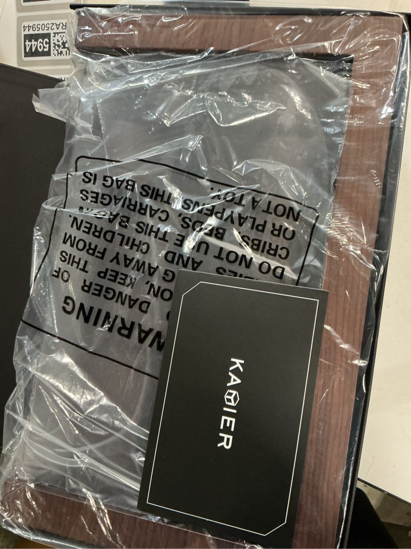 Condition photo showing New/Like New for High End Watch Box for Men, 12 Slot Wooden Watch Case With Drawer, Watch Display Box with Glass Lid, 2-Layer Watch Holder for Jewelry and Watch Storage for Men Women , Ideal for Gift (With Gift Box) Walnut