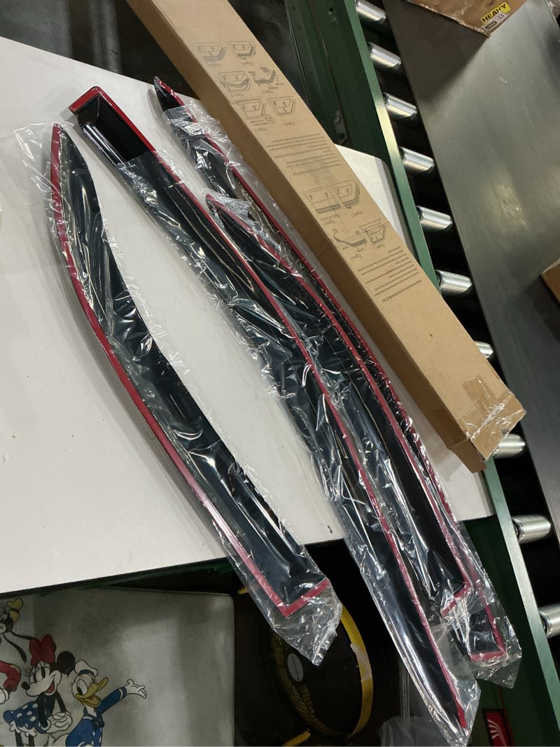 Condition photo showing New/Like New for ig window visors fit for 2009-2013 mazda 6 sedan, out-channel rain guards vent wind deflectors 4pc, car accessories for 09-13 mazda 6 sedan (excludes hatchback)