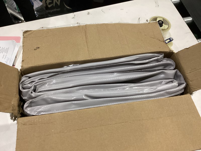 Condition photo showing Good Condition for Dog Litter Box, Pee Pad Holder Foldable, Indoor Dog Potty Tray for Puppy & Medium Dogs, High Walls, Seamless, No Assembly, Waterproof, Easy to Clean, No Spill,Portable for Travel Large for Dog? 28" Length Grey