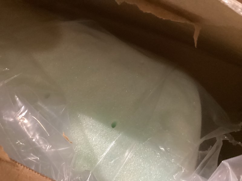 Condition photo showing Good Condition for DUMOS 3 Inch Gel Memory Foam Mattress Topper King - Blue Soft Mattress Topper King Size for Back Pain, CertiPUR-US Certified, RV, Camper, CertiPUR-US Certified, Blue