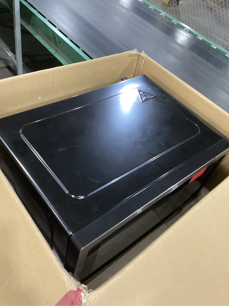 Condition photo showing New/Like New for FRIGIDAIRE 1.2 cu ft Microwave, Digital Air Fryer, Convection Oven, Combo-Fry with XL Capacity, Stainless Steel Finish