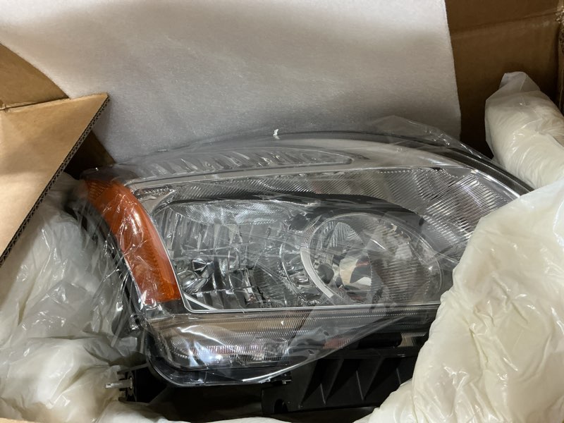 Condition photo showing Good Condition for Headlights Assembly Compatible With 2008-2013 Nissan Rogue, 2014-2015 Nissan Rogue Select Chrome Housing Amber Reflector, Halogen Model Replacement head lamp assembly set Halogen Chrome Haedlights