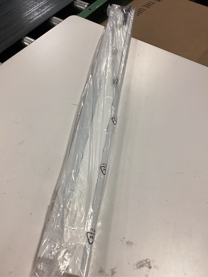 Condition photo showing As Is for LazBlinds Cordless Cellular Shades, No Tools No Drill Light Filtering Honeycomb Shades Pleated Blinds for Windows, 31'' W x 64' H, Light Grey Light Filtering-light Grey 31'' W x 64'' H