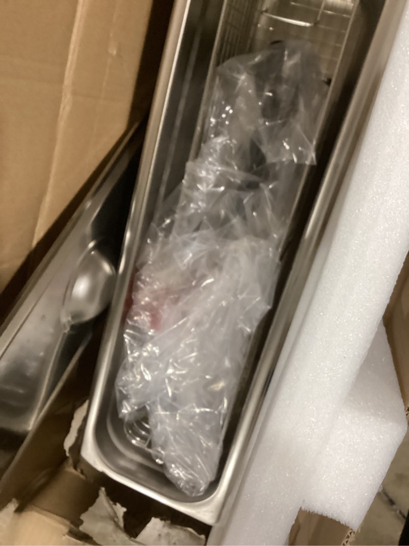 Condition photo showing Good Condition for CREWORKS 10L Digital Ultrasonic Cleaner for Elongated Objects, 240W Professional Ultrasonic Parts Cleaner with Heater and Timer, 2.6 gal Lab Ultrasound Cleaner Machine for Gun Part Machine Auto Tool