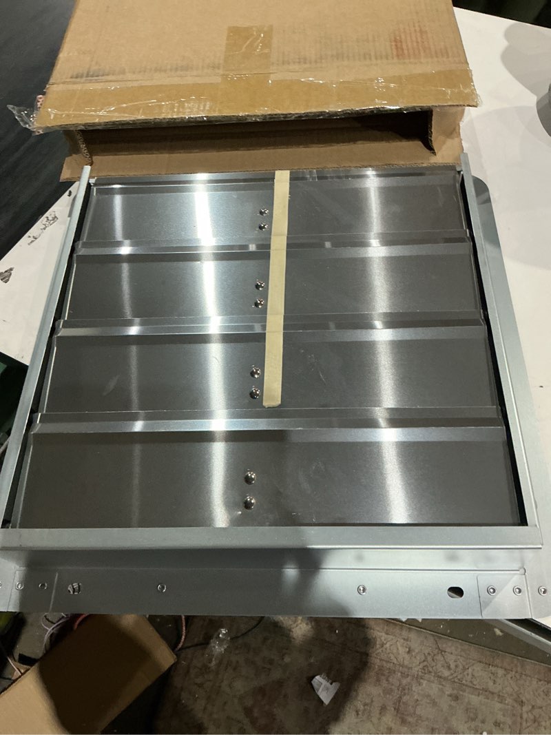 galvanized shutter exhaust louver vent, automatic gravity shutter louver vent for home attics, workshops, barn, greenhouse (motor&blades are not