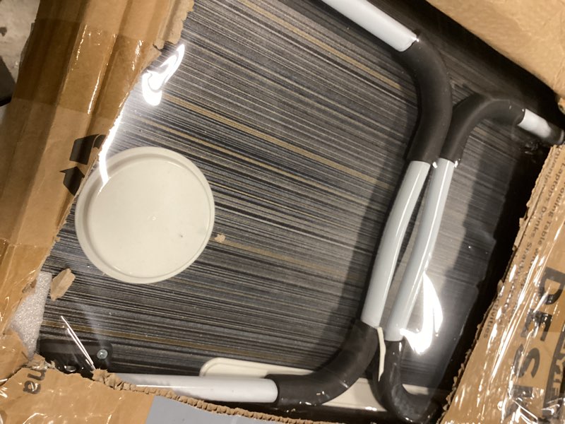 Condition photo showing Good Condition for BUYIFY Folding Lap Desk, 23 Inch Portable Wood Deep Black Laptop Bed Desk Lap Desk with Cup Holder, for Working Reading Writing, Eating, Watching Movies for Bed Sofa Couch Floor Black-gold