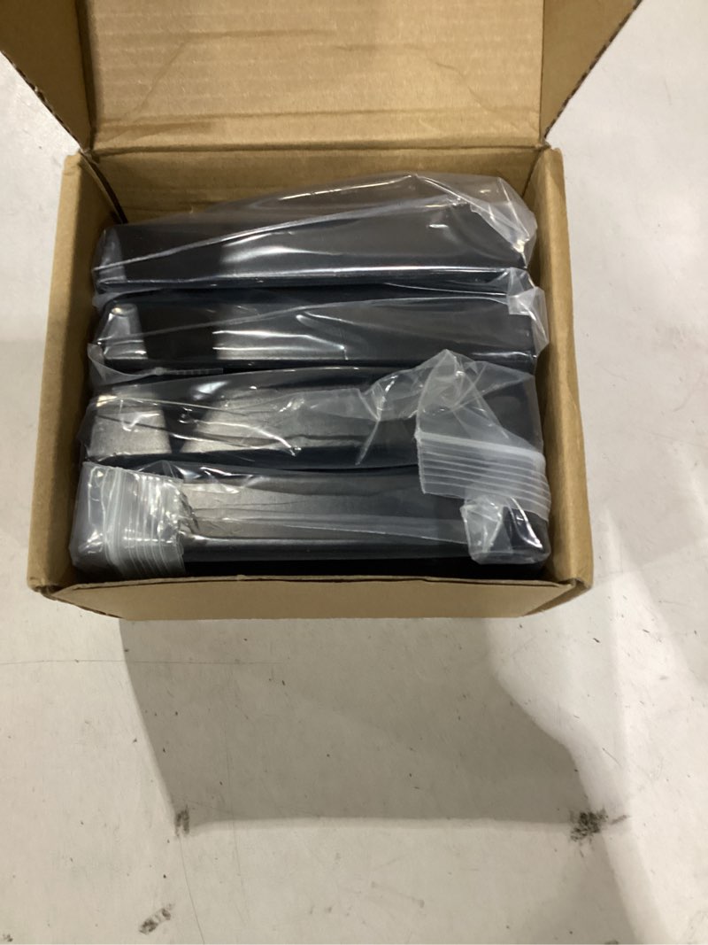 Condition photo showing New/Like New for 2pack 2.5"×2.5" deck post base cover decorative aluminum, split post cover skirts trim for deck railings?stairs black post2.5"×2.5“;base 5"×5" black 2
