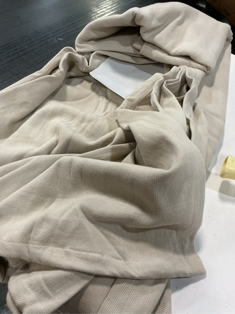 Condition photo showing As Is for kasentex king xl quilt set 108"x98"  in – soft washed 3-layer lightweight bedspr ( 108 x98 ead,minimalist nordic design, all-season spring & summer quilt set (1 quilt + 1   shams),light taupe  ( of 1 