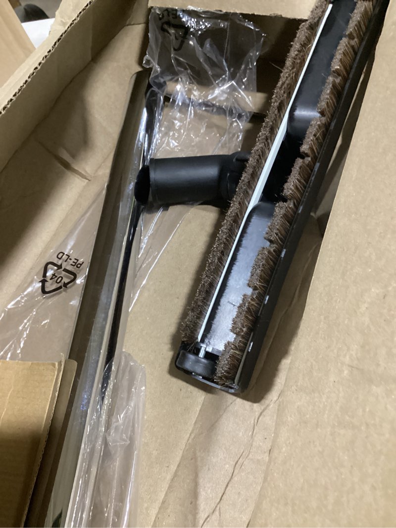 Condition photo showing As Is for 1-1/4" Vacuum Extension Tube with Hardwood Floor Brush,Fits Eureka, Royal Etc Vacuum Cleaner That Accept 1-1/4 Inch Attachments.?Vacuum Extension Tubing with 1 1/4-inch Inside Diameter?