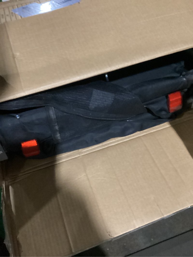 Condition photo showing Good Condition for 88lbs dog bike trailer, pet cart bicycle carrier with oxford fabric, easy folding pet bicycle trailer with quick-release wheels & non-slip mat & safety flag, 16" air tires & washable non-slip lining orange 88lbs