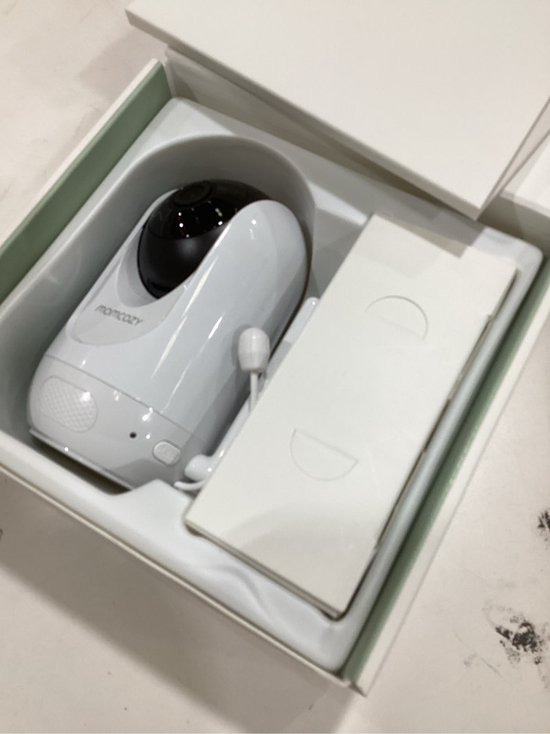 Condition photo showing Good Condition for Momcozy Smart WiFi Baby Monitor, APP Control Baby Monitor with Camera & Audio, Danger Zone Alert, Motion & Cry Detection, 1080P Night Vision, 2-Way Talk, Photo & Video Recording (Compatible With BM04) BM04 Camera