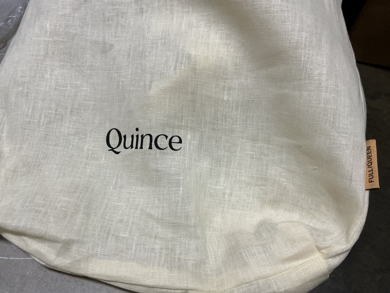 Condition photo showing Good Condition for european linen duvet cover full/queen