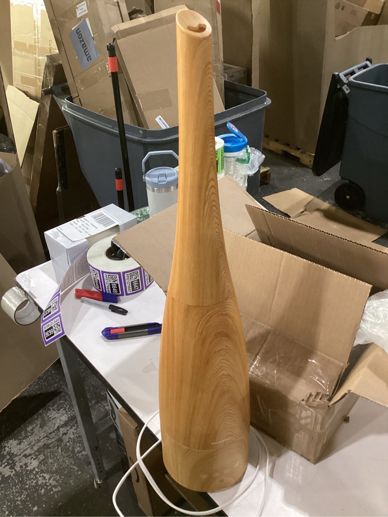 Condition photo showing Good Condition for cool mist humidifier,elecameier warm and cool mist humidifier for home/bedroom with remote control smart air humidifier for desk/office/baby bedroom 25db whisper quiet with auto shut off light wood