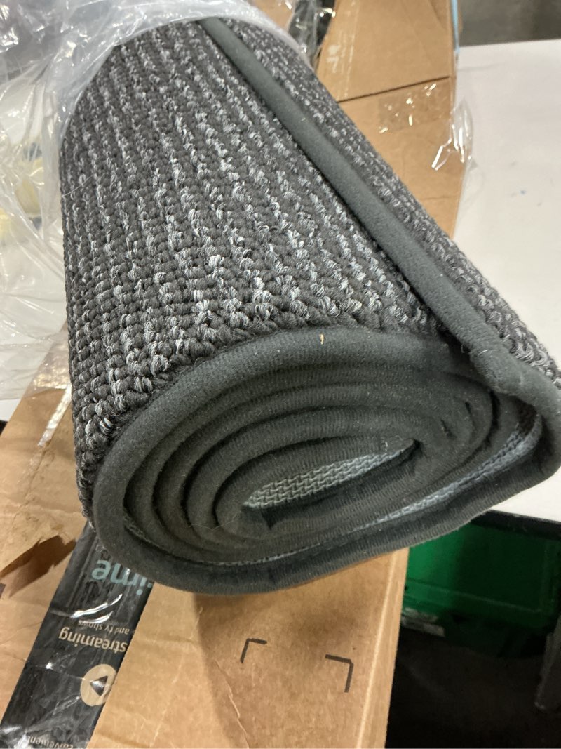 Condition photo showing Good Condition for Color&Geometry Anti Fatigue Cushion Kitchen Mat for Floor -24"x71",Wide,Easy Clean, Water & Oil Proof, Anti Slip, Foam Rubber Runner Rug for Front Sink Comfort Standing,Grey 71"L x 24"W x 0.4"Th Grey
