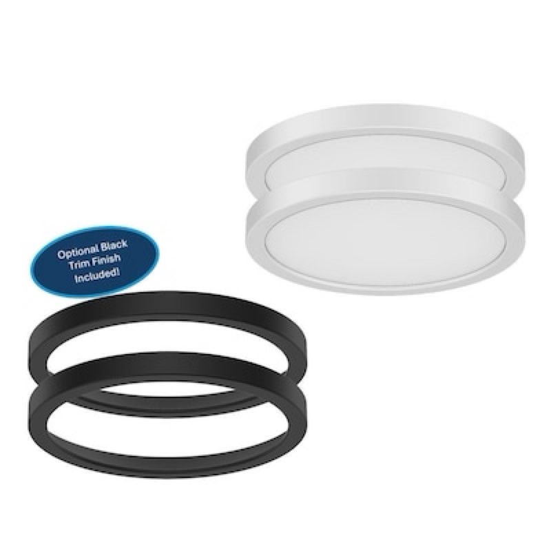  project source 1 -light 7.5-in matte multiple colors/finishes integrated led flush mount light 2