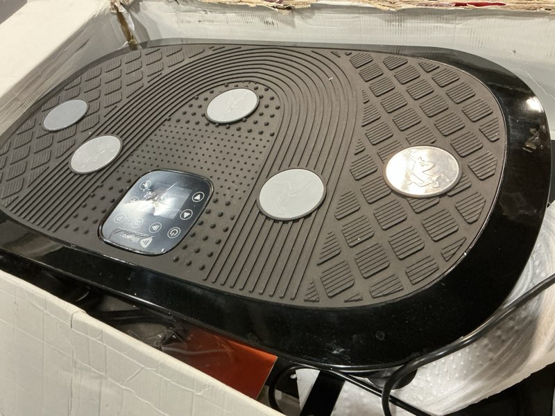Condition photo showing As Is for lifepro vibration plate machines – full body workout, recovery & lymphatic drainage with 4d motion, silent operation, joint support, & triple motor technology for circulation, fat burn & toning black-plus