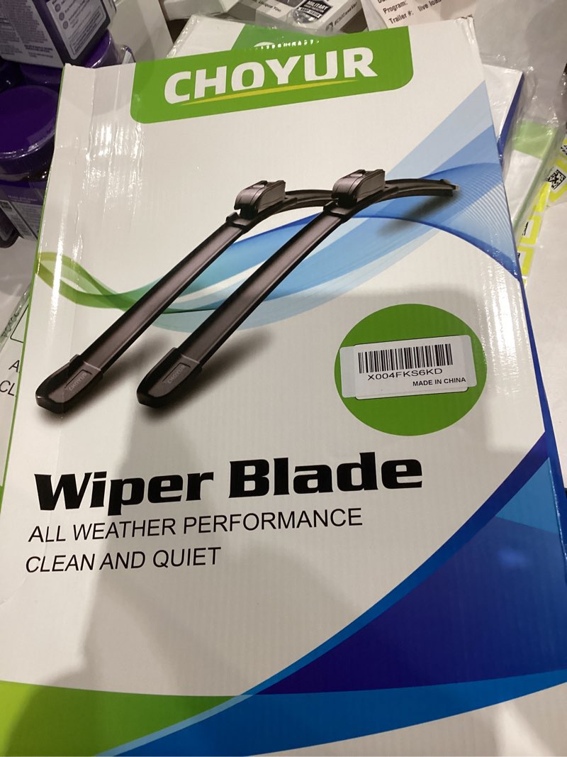 Condition photo showing New/Like New for Windshield Wipers Type-G 22"+17" All-Season Blades,Universal Fit for Most Vehicles (pack of 2) 22"+17"(Pair for Front Windshield)