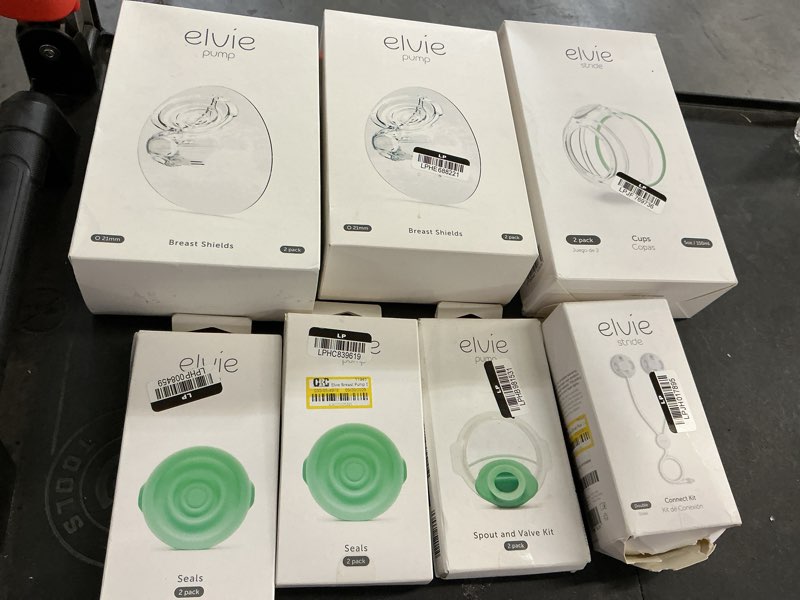 assorted elvie breast pump essentials 