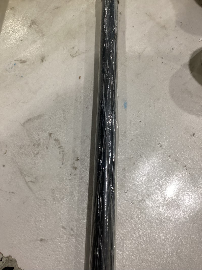 Condition photo showing Good Condition for 36 inch ceiling fan downrod, 3 ft extension down rod, unthreaded, ouside dia 1in, black 36 inch black