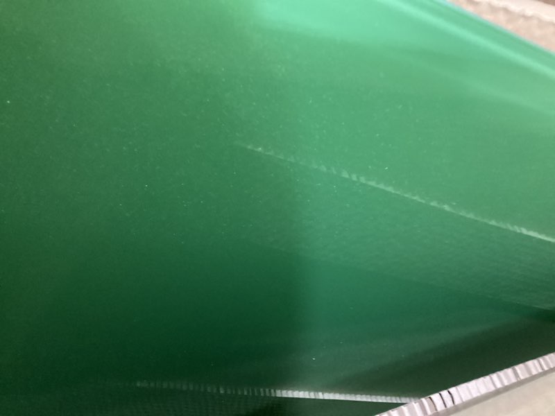 Condition photo showing Good Condition for Glass Whiteboard, 48x36 Inches Magnetic Glass Dry Erase Board, Green Large White Board for Wall Office School Classroom Home, 4x3 Feet Big Dry Erase Board Wall Mounted Green 48"x36"