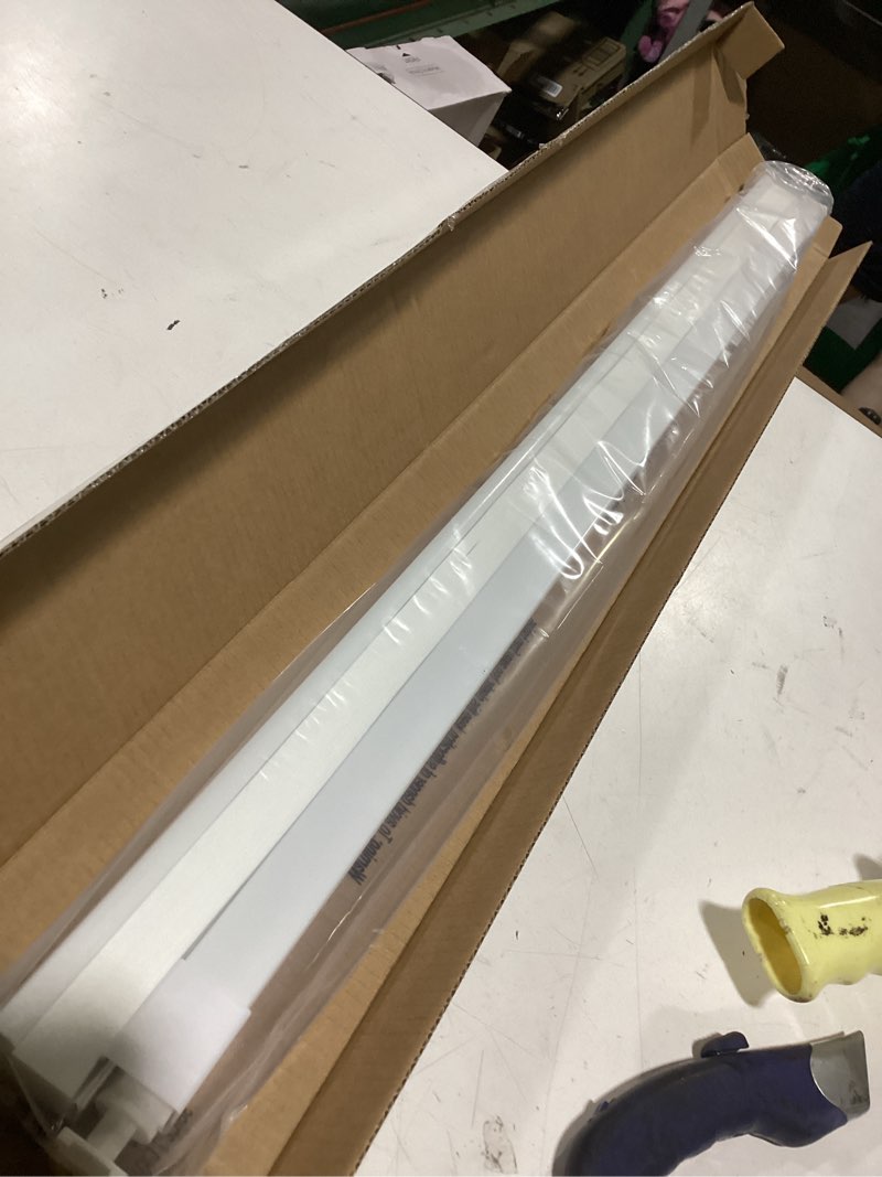 Condition photo showing New/Like New for lazblinds cordless cellular shades, no tools no drill light filtering honeycomb shades pleated blinds for windows, 38'' w x 48'' h, white light filtering-white 38'' w x 48'' h