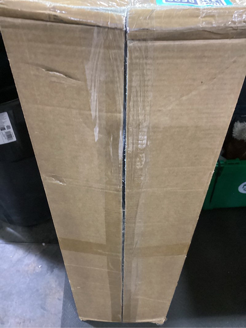 Condition photo showing As Is for Set of 2 Christmas Trees with Lights 4-FT Artificial Potted Porch Snow Flocked Christmas Tree Batter