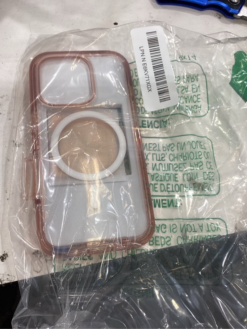 Condition photo showing New/Like New for miracase for iphone 16 pro case full-body phone with built-in glass screen protector, [compatible with magsafe] military drop proof 16 pro cover bumper 6.3 inch, clear pink iphone 16 pro clear pink