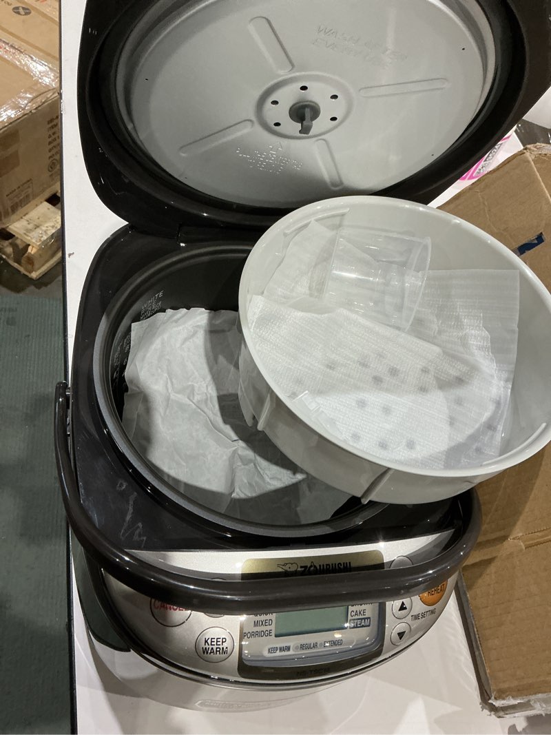 Condition photo showing Good Condition for zojirushi ns-tsc18 micom rice cooker and warmer – 1.8 liters 10 cups rice cooker
