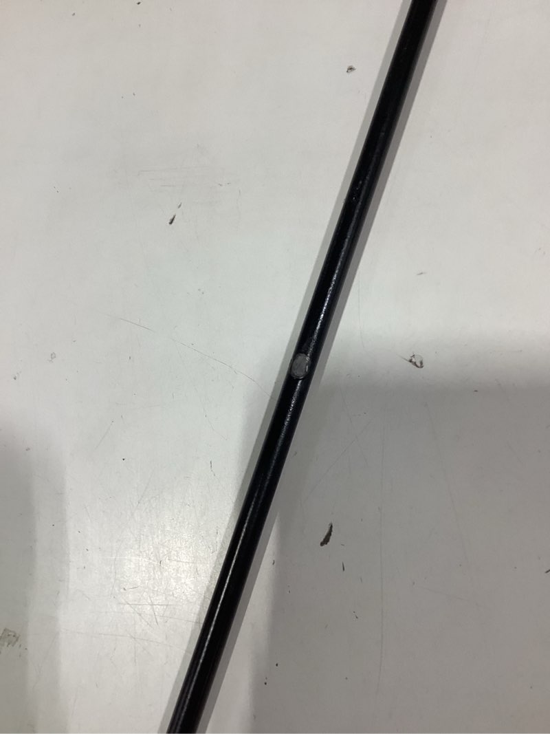 Condition photo showing As Is for panacea black steel 48 in. h single crook plant hook 1 pk