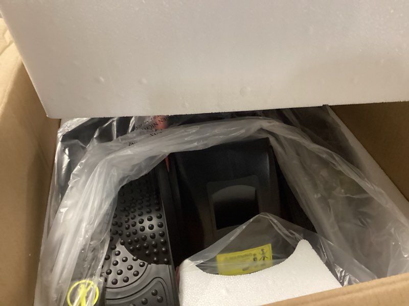 Condition photo showing Good Condition for Under Desk Elliptical Machine, Electric Elliptical Leg Exerciser for Seniors with 12 Adjustable, Portable Quiet Elliptical Exercise Machine, Seated Pedal Exerciser with Remote Control (Orange)