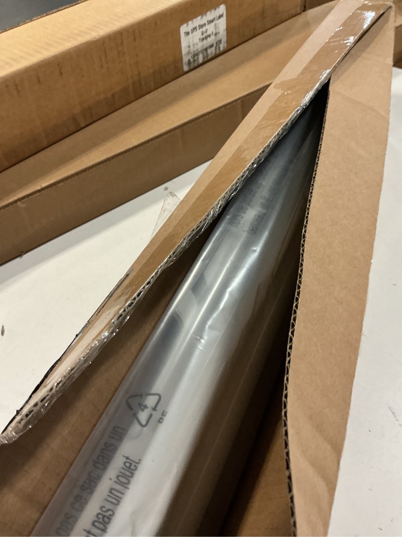 Condition photo showing Good Condition for lazblinds cordless cellular shades, no tools no drill blackout honeycomb shades pleated blinds for windows, 23'' w x 36'' h, silver white blackout-silver white 23'' w x 36'' h