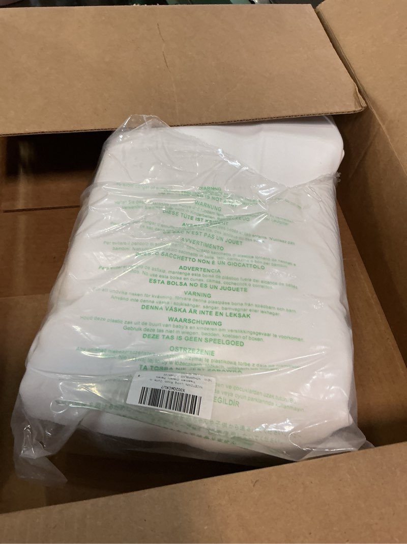 Condition photo showing Good Condition for NICETOWN Living Room Curtain Drapes - (White Color) W70 x L95, Set of 2, Window Treatment Drapery Panels