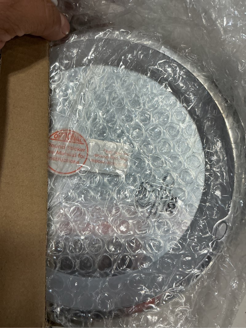 Condition photo showing Good Condition for brightown 10x magnifying mirror with light, flexible gooseneck make up mirror with lights and magnification, battery operated cordless with suction cups for wall bathroom silver 1 lighting silver 7.5"l x 7.4"w