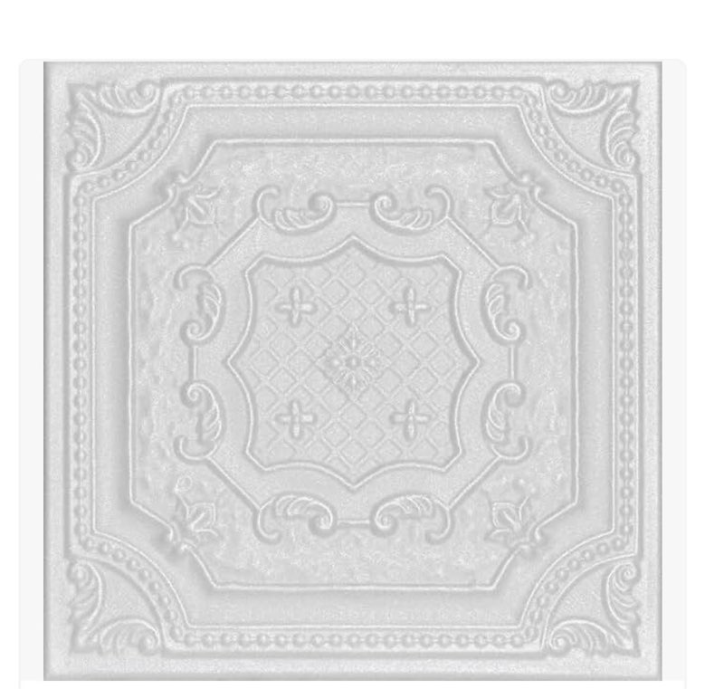 à la maison ceilings r126 bijou and bee bee foam glue-up ceiling tile (128 sq. ft./case), pack of 48