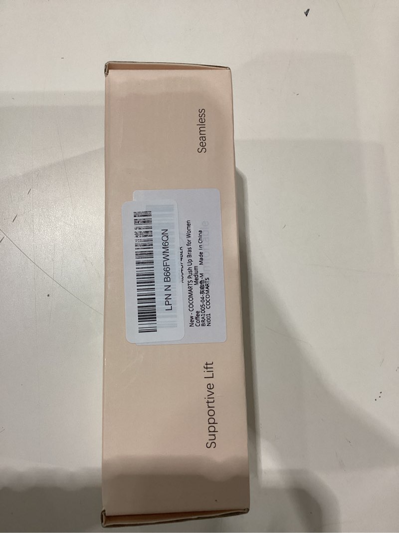 Condition photo showing New/Like New for COCOMARTS Jelly Bras for Women No Underwire Seamless Push Up Scalloped Tshirt Bralettes Comfortable 