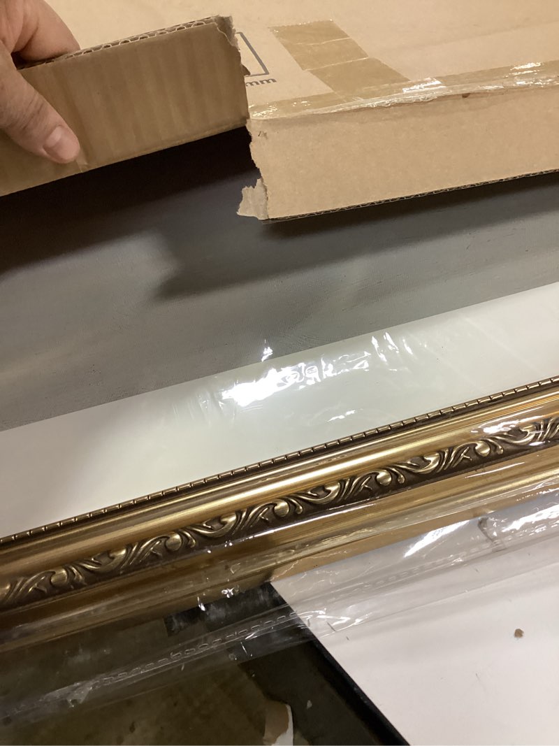 Condition photo showing Good Condition for VIYYIEA Gold Framed Large Wall Art Canvas Print Home Decor Classical Coastal Scenery Bathroom Pictures Wall Decorations Seaside Landscape Farmhouse Room Decor Kitchen Office Art Wall Decor 24x36in Beach Grass and Surf 36"L x 24"W