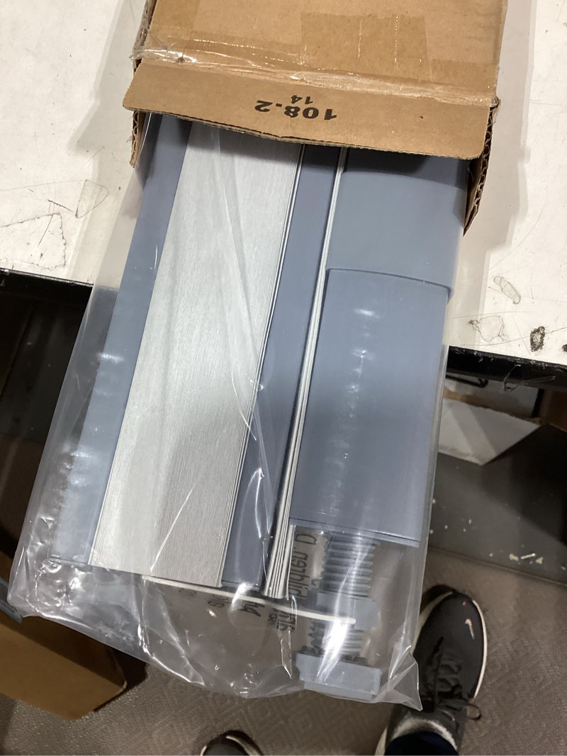Condition photo showing New/Like New for lazblinds cordless cellular shades, no tools no drill blackout honeycomb shades pleated blinds for windows, 46" w x 64" h, midnight black blackout-midnight black 46'' w x 64'' h