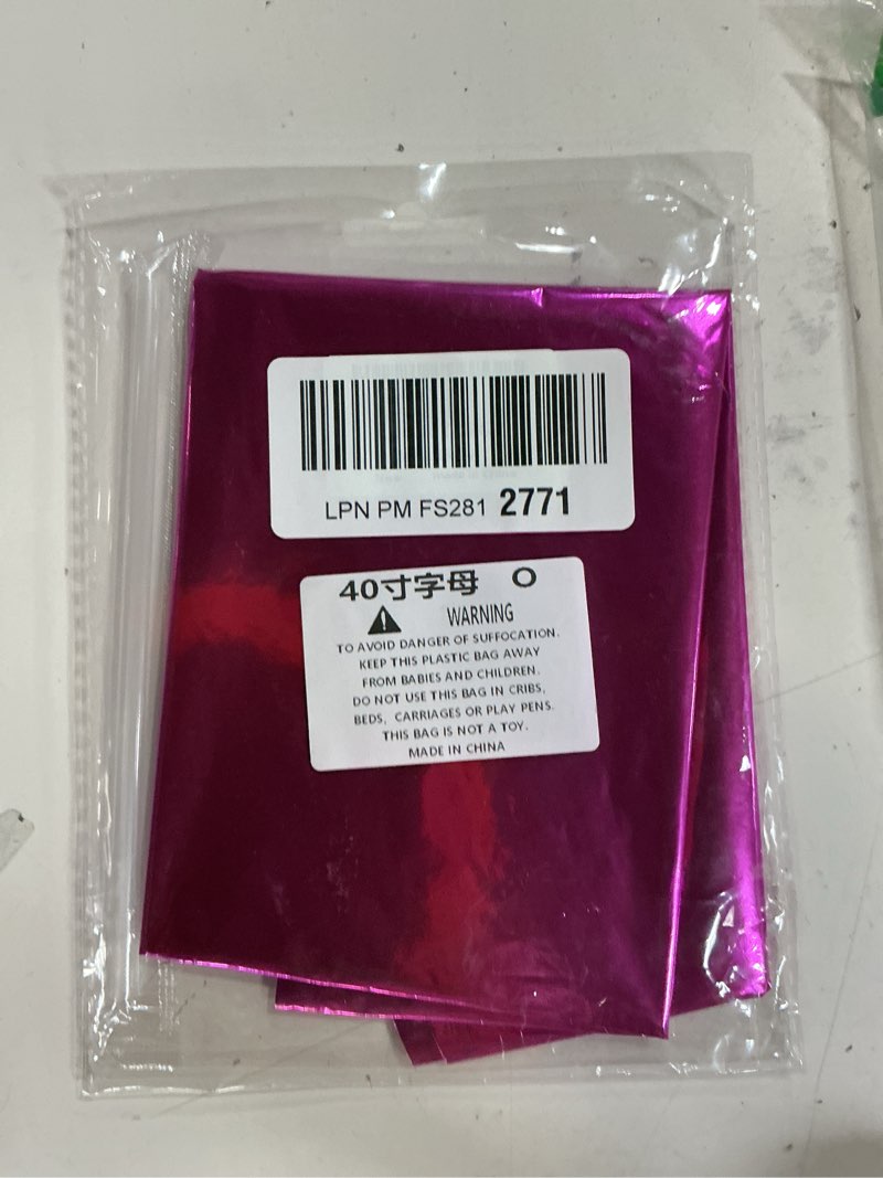 Condition photo showing New/Like New for TONIFUL 40 Inch Rose Red Letter O Balloons, Hot Pink Alphabet Letter Giant Foil Mylar Big Balloons for Birthday Party Anniversary Decorations Rose Red O