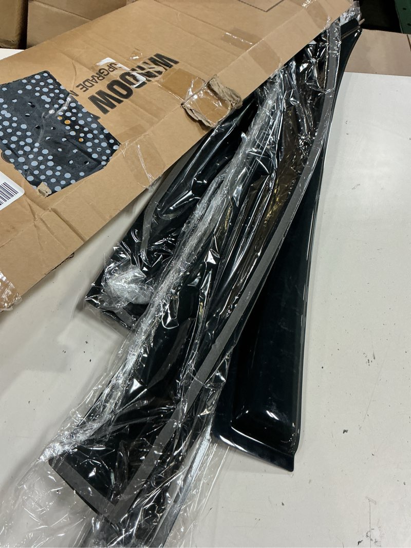 Condition photo showing As Is for window visors rain guards for 2018-2024 toyota camry, out-channel window vent wind deflectors visors shades for camry 18-24
