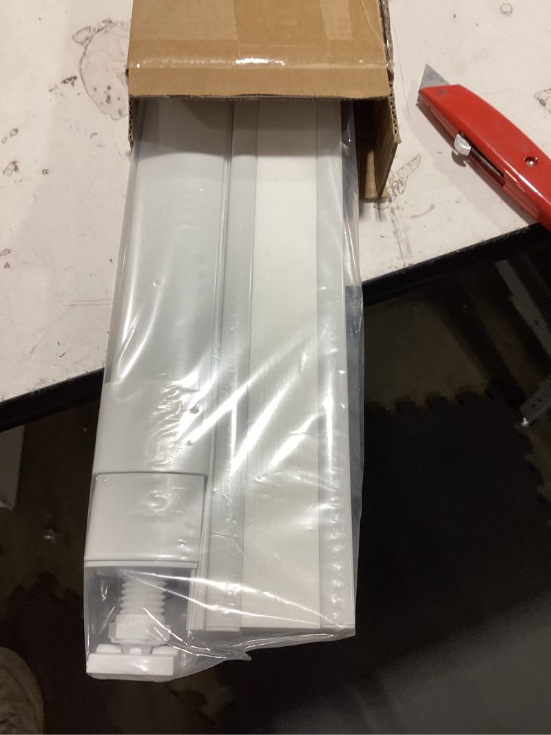 Condition photo showing Good Condition for lazblinds no tools no drill cordless cellular shades, top down bottom up (tdbu) honeycomb shades for home, light filtering thermal insulation blinds for windows, 28" w x 48" h, white light filtering - white 28" w x 48" h