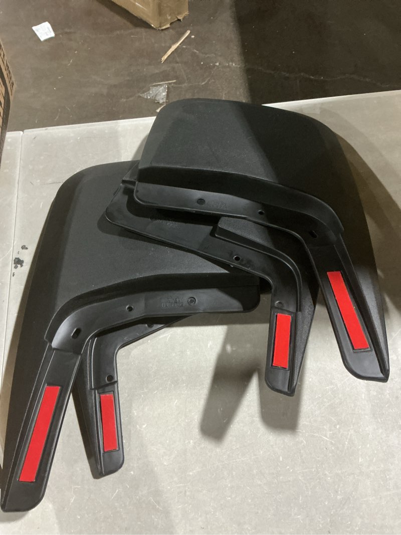 Condition photo showing Good Condition for husky liners - front & rear mud guards | 2015-2020 ford f-150 no fender flares, front & rear set - black, 4 pc | 58446 4 piece set front & rear without fender flares