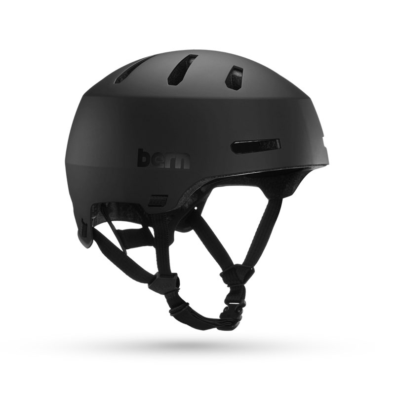 Bern Macon 2.0 Adult Multisport Helmet for Bike, Skateboard, Scooter (MIPS Matte Black, Small)