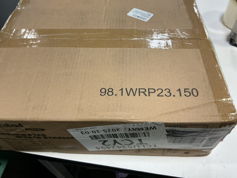 Condition photo showing New/Like New for robud wooden baby push walker, marine theme learning walking toys, adjustable height baby walker with decelerator, montessori toys for baby age 10 months+, wrp23